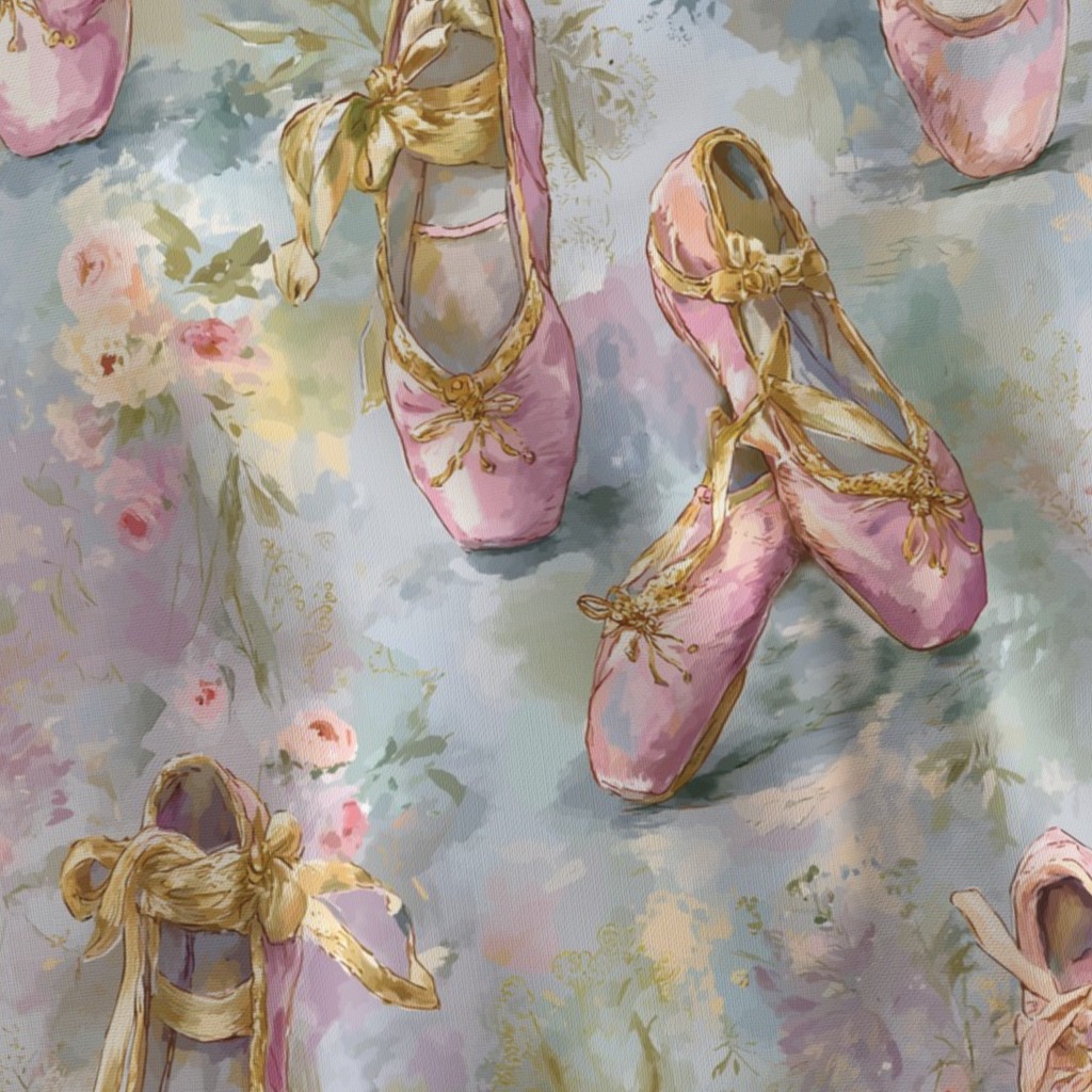 En Pointe In Provence in Pink Watercolor